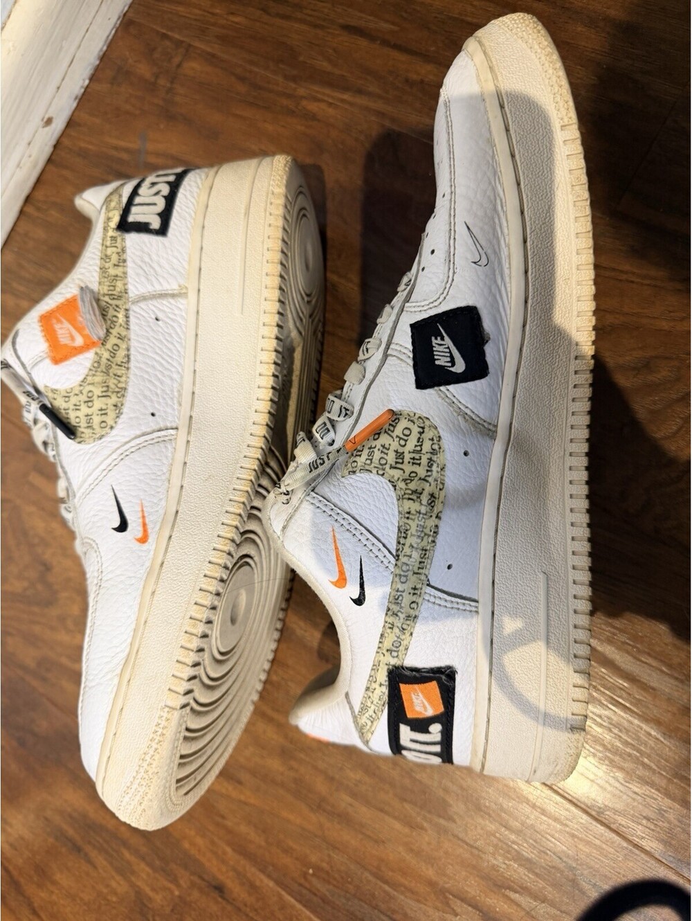 Size 10- Nike Air Force 1 '07 PRM Low Just Do It (2018) AR7719-100